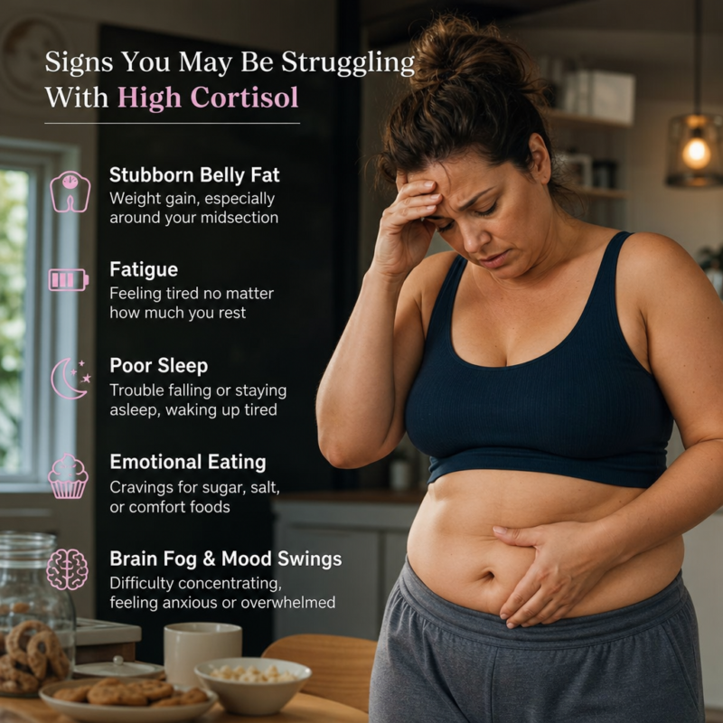 Manage Cortisol and Release Stress Weight-problem